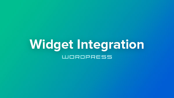 Building a WordPress theme – Widget Integration