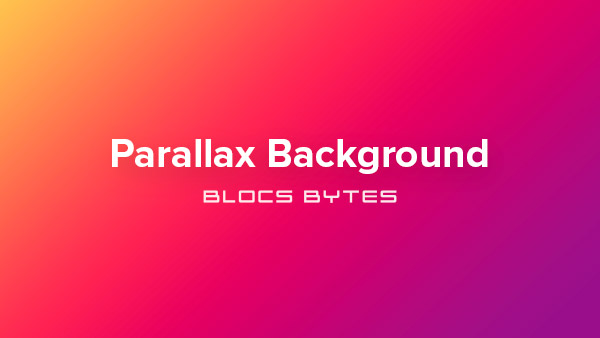 How to Add a Parallax Background